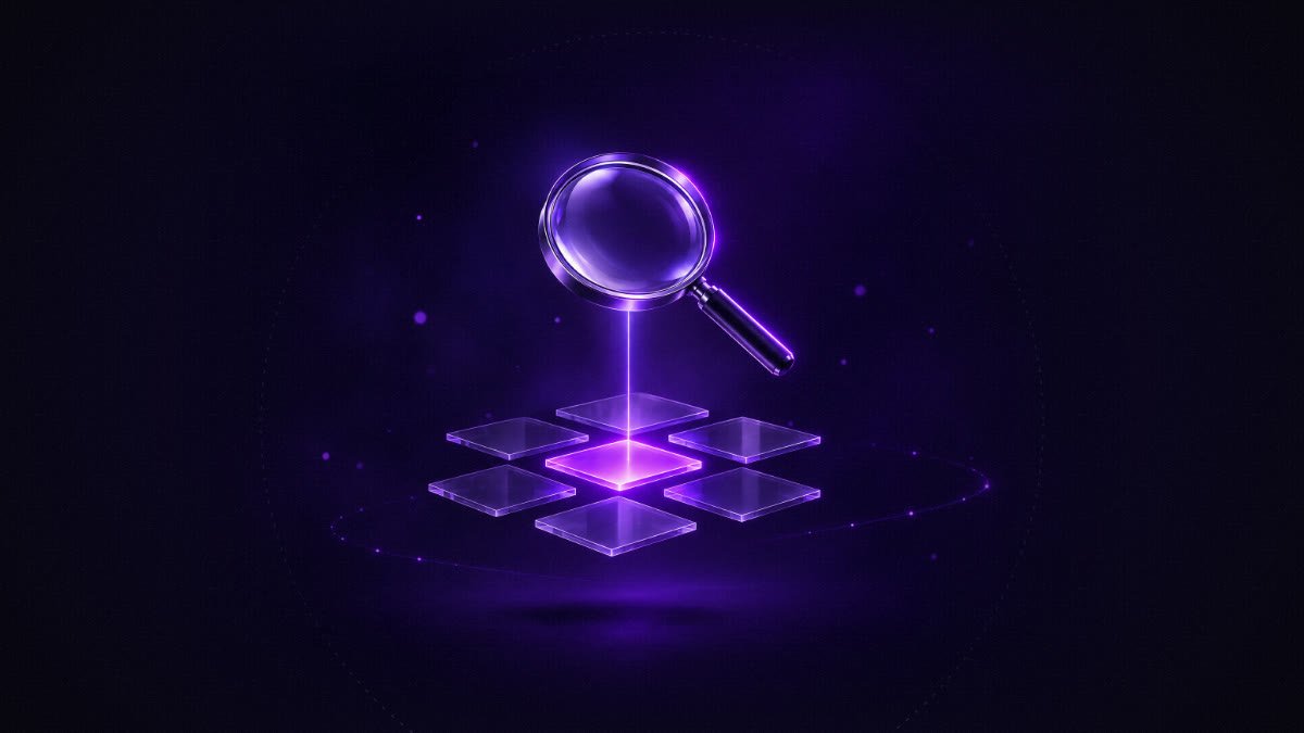 Glass magnifying glass above glowing search result panels, Brantheo blog